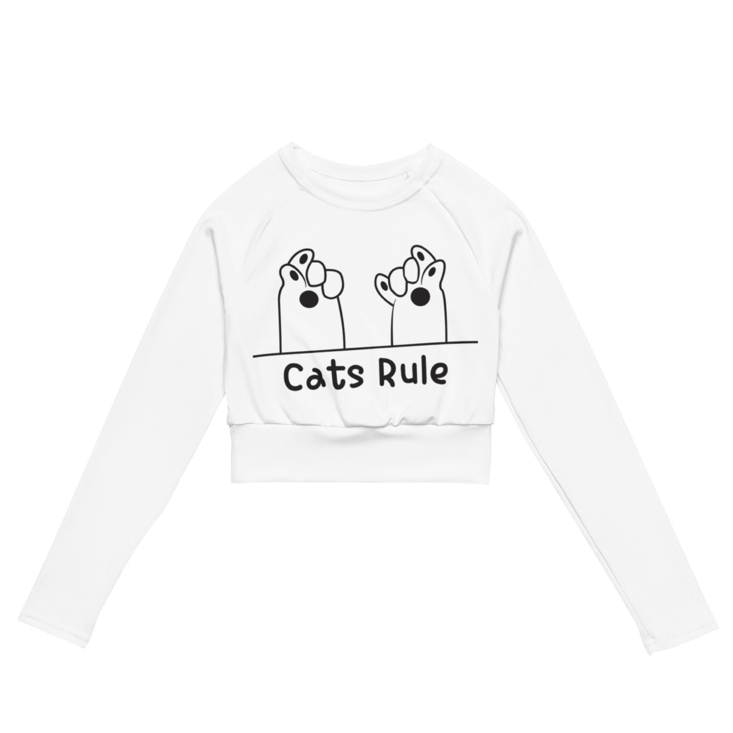 Cats Rule crop top