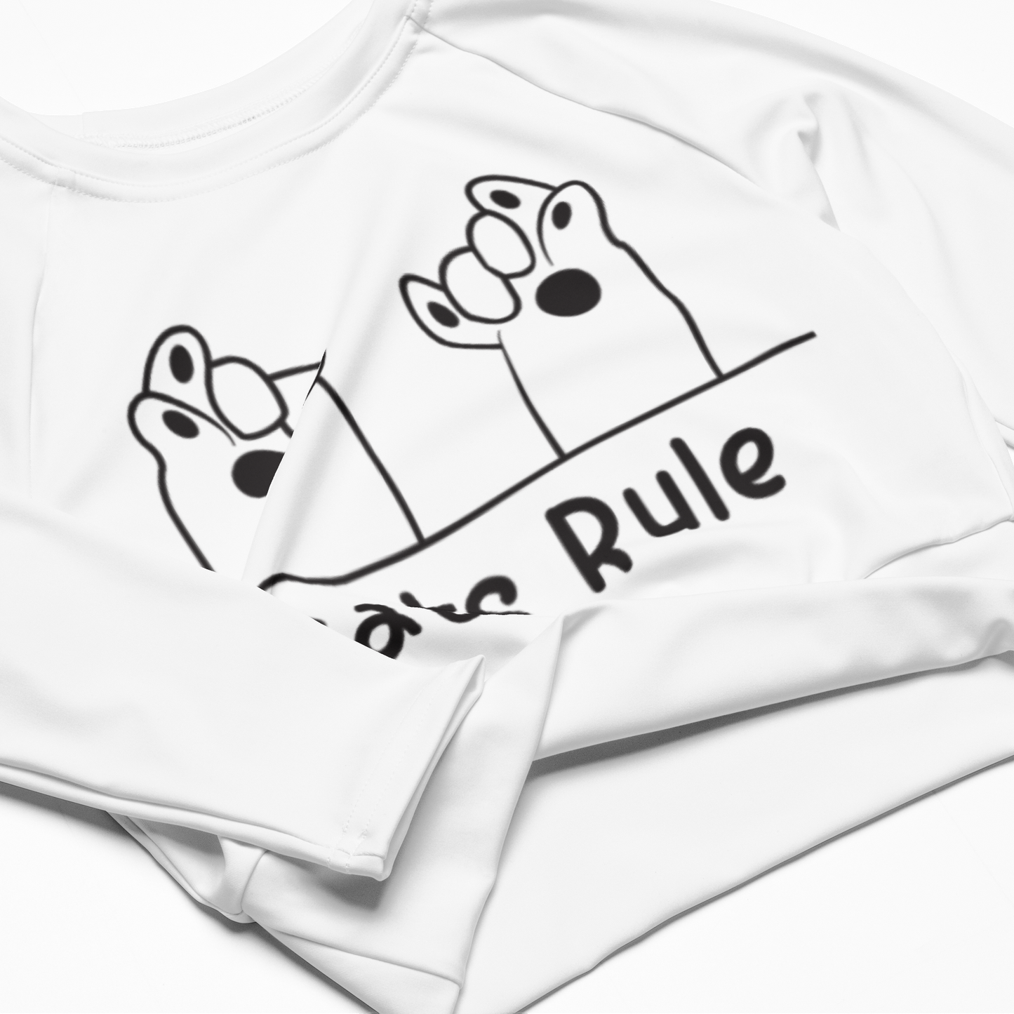 Cats Rule crop top